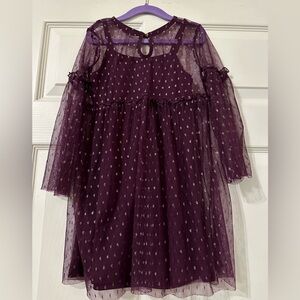 Girl’s wintertime party dress. Size XS 4/5.